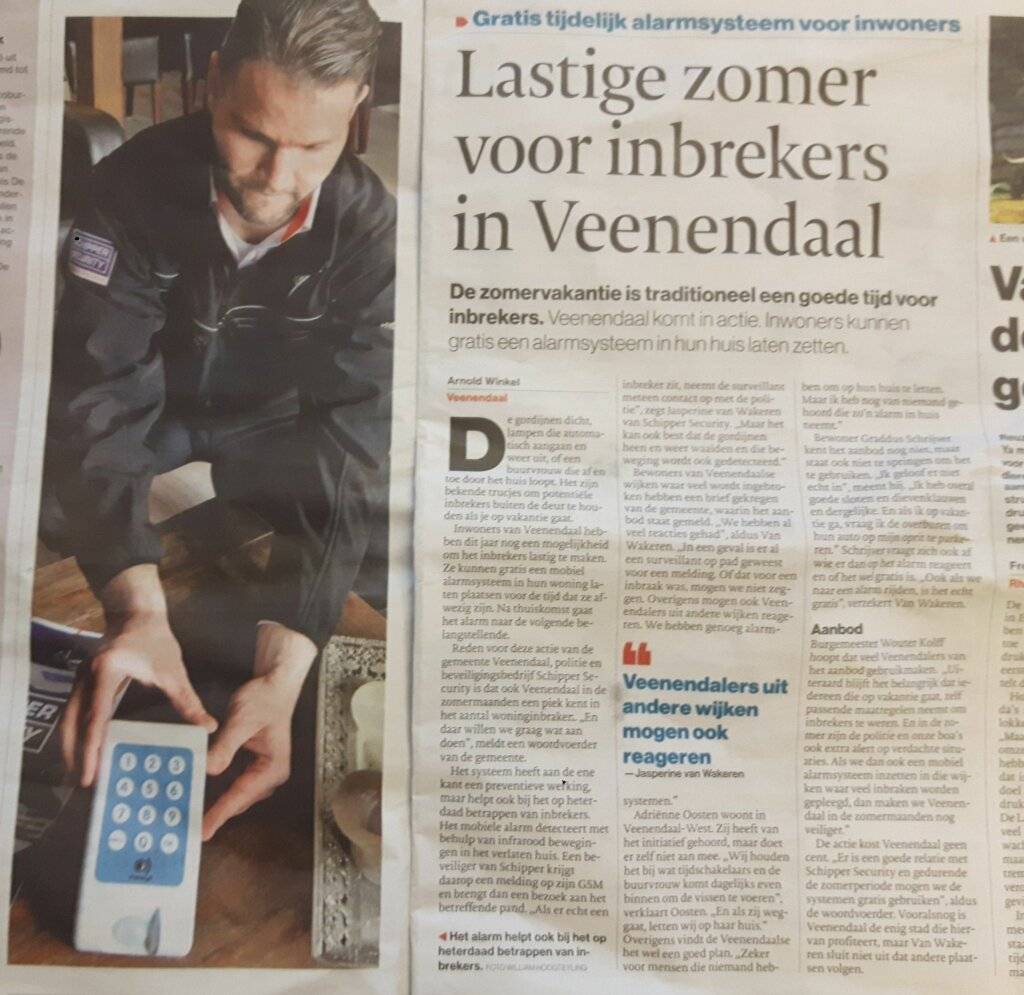 Nieuwe maatregel in Veenendaal om woninginbraken in zomer te verminderen
