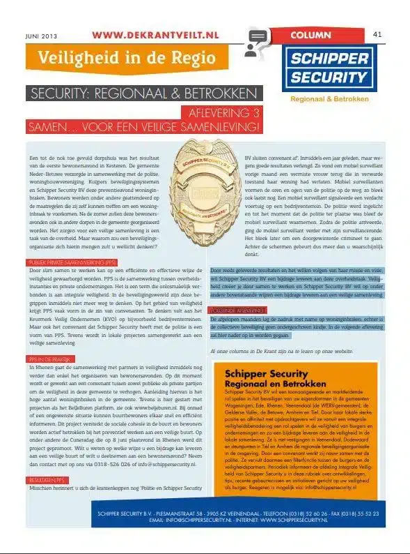 Aflevering 3 samen voor een veilige samenleving