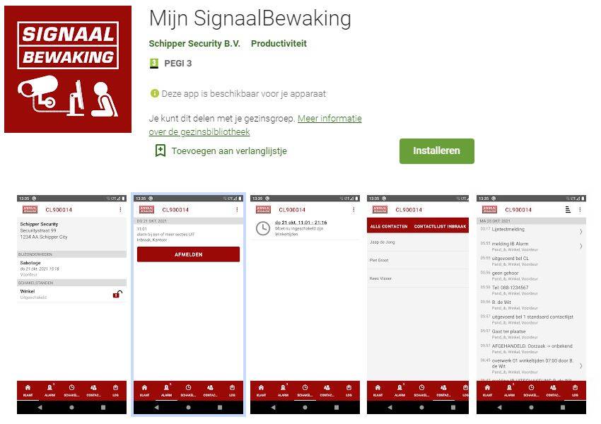 Mijn SignaalBewaking app