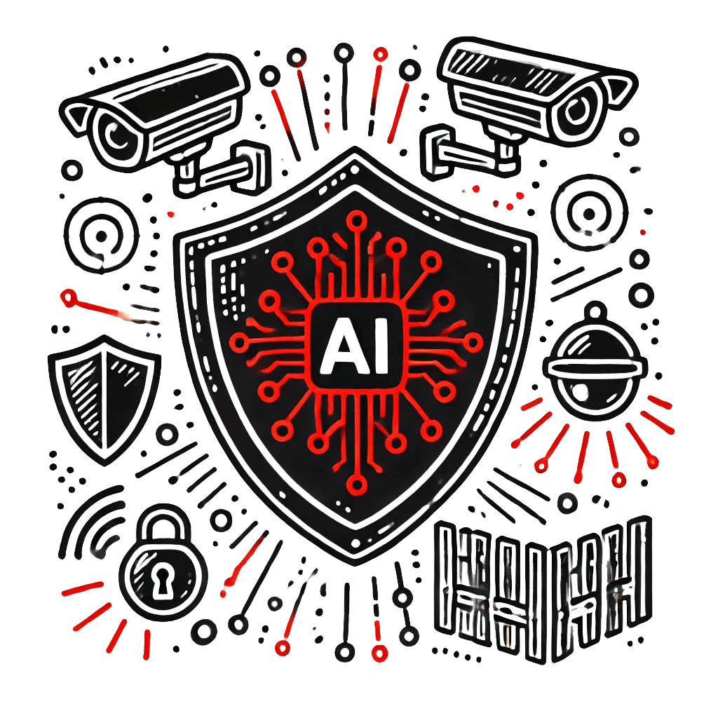 Icoon effectieve terreinbeveiliging automotive