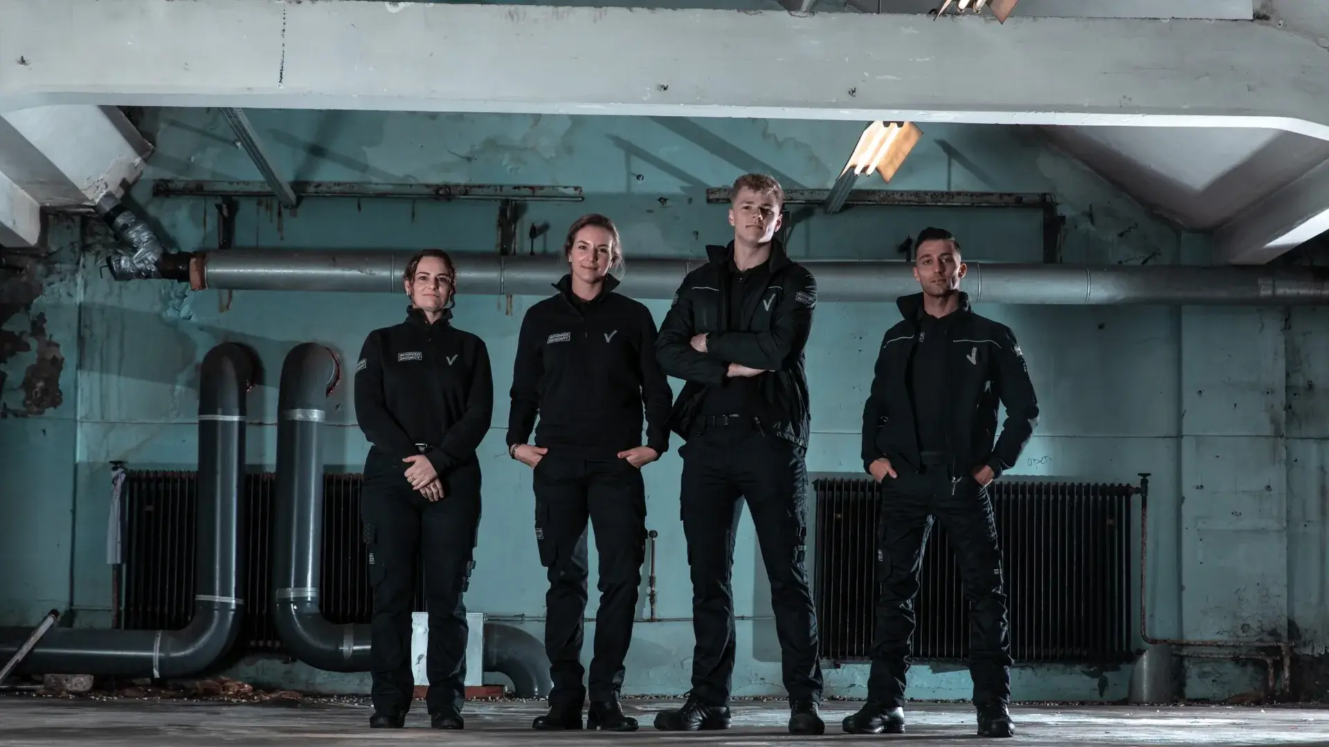 Schipper Security team – minimaal drie tot vier medewerkers volledig in beeld, professionele beveiliging door heel Nederland