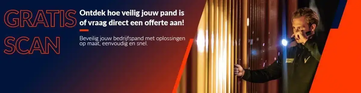 Gratis bedrijfsbeveiliging-scan – ontdek hoe veilig jouw pand is of vraag direct een offerte aan