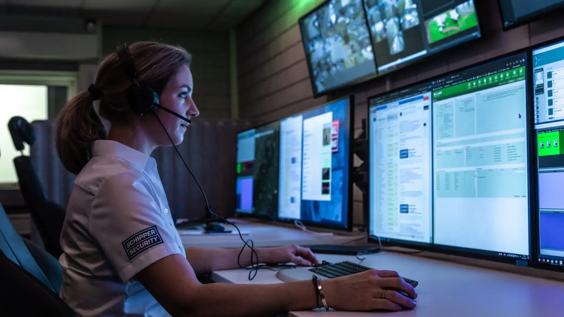 Beveiligingsdiensten voor thuis meldkamer alarmopvolging en surveillances