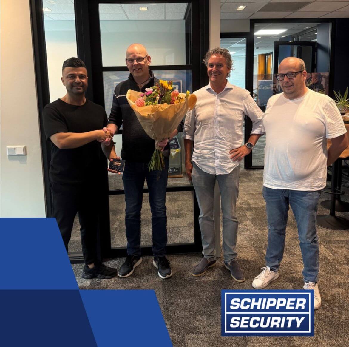 Pieter 20 jaar in dienst bij Schipper Security!