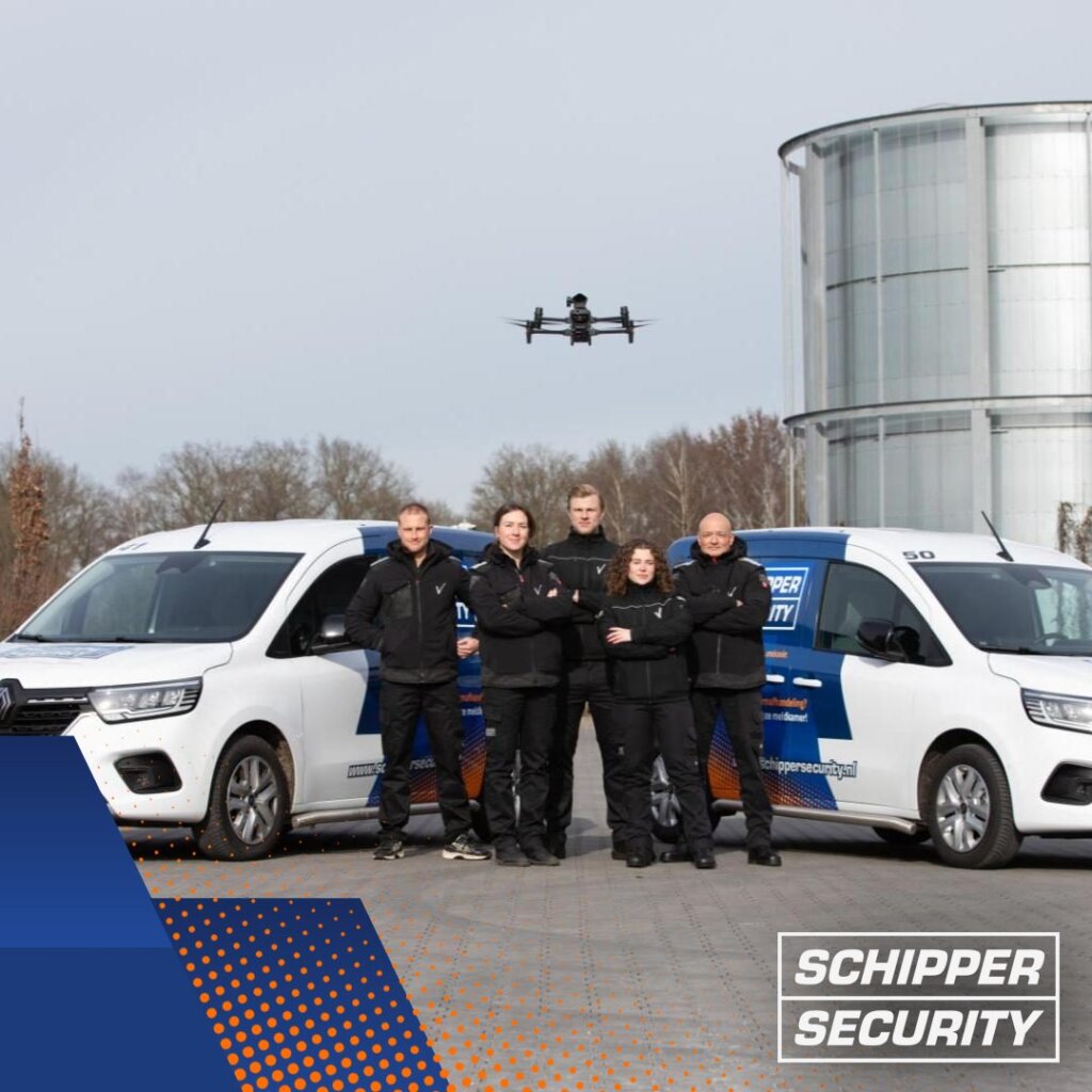 Dronebeveiliging bij Schipper Security: ook op bedrijventerreinen vliegen wij mee